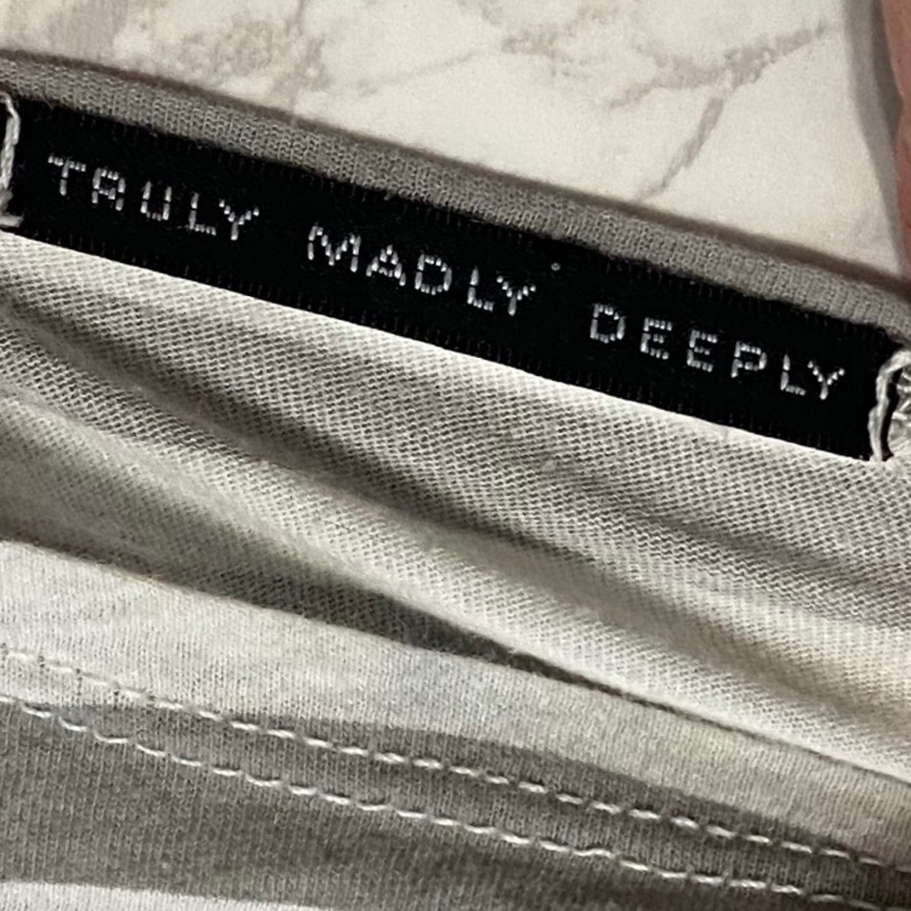 UO Truly Madly Deeply En Garde striped t-shirt OS - Picture 5 of 7